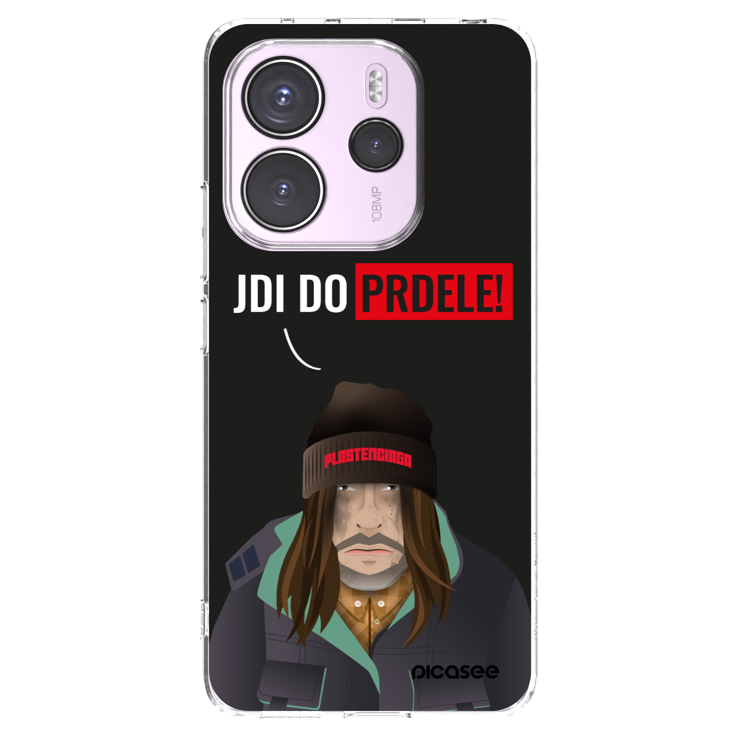 Picasee silikonska prozirna maskica za Xiaomi Redmi Note 14 4G - Bezďák