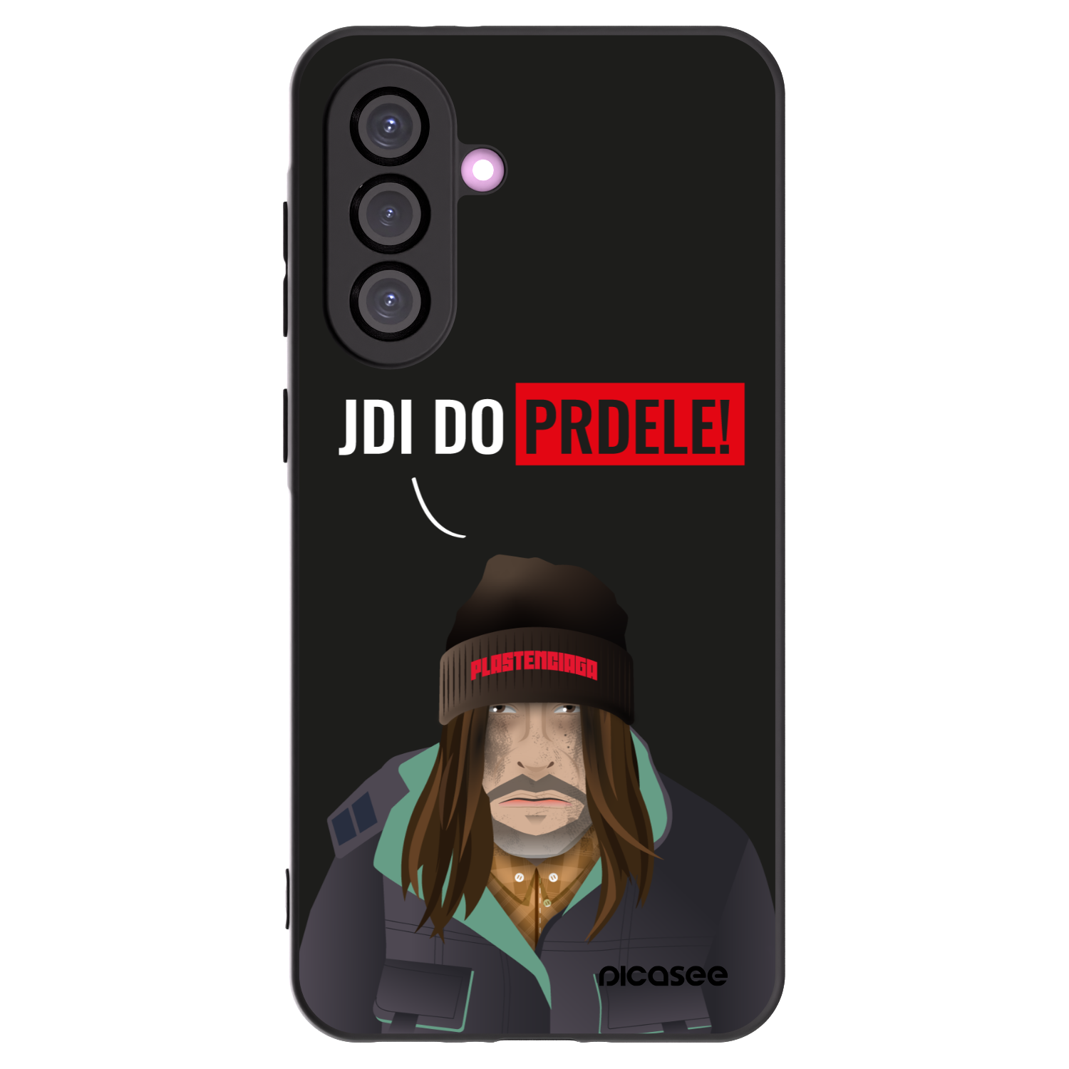 Picasee crna silikonska maskica za Samsung Galaxy A36 5G - Bezďák