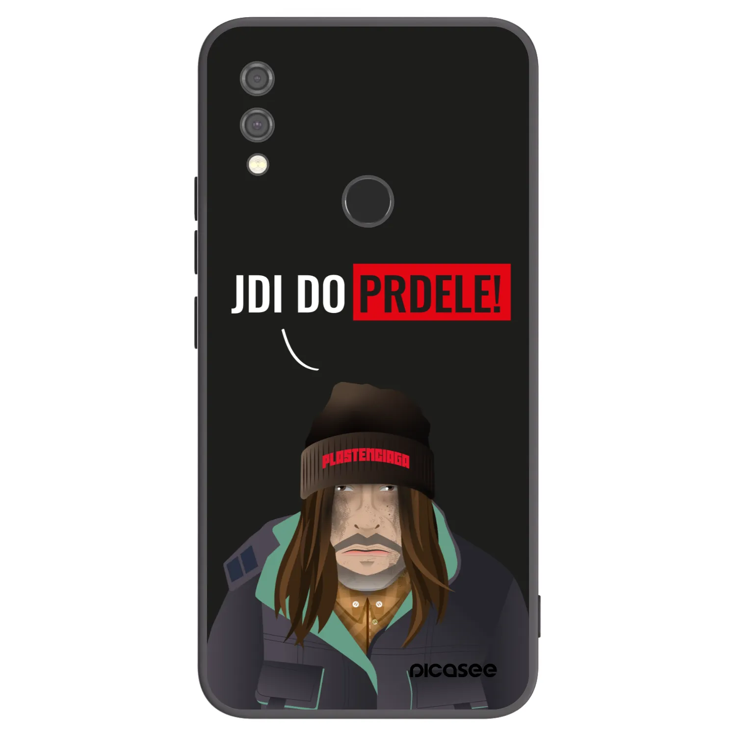 Picasee crna silikonska maskica za Xiaomi Redmi Note 7 - Bezďák
