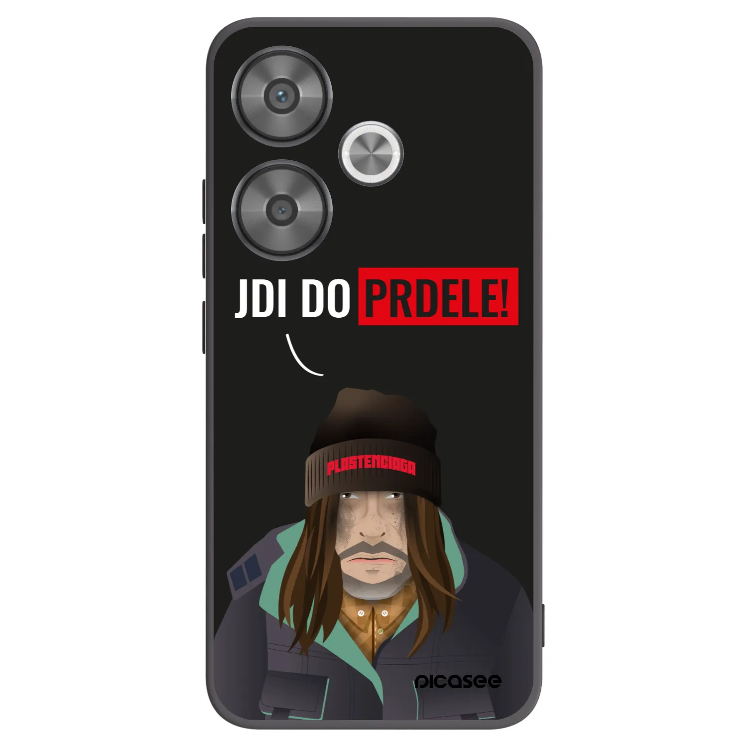 Picasee crna silikonska maskica za Xiaomi Poco F6 - Bezďák