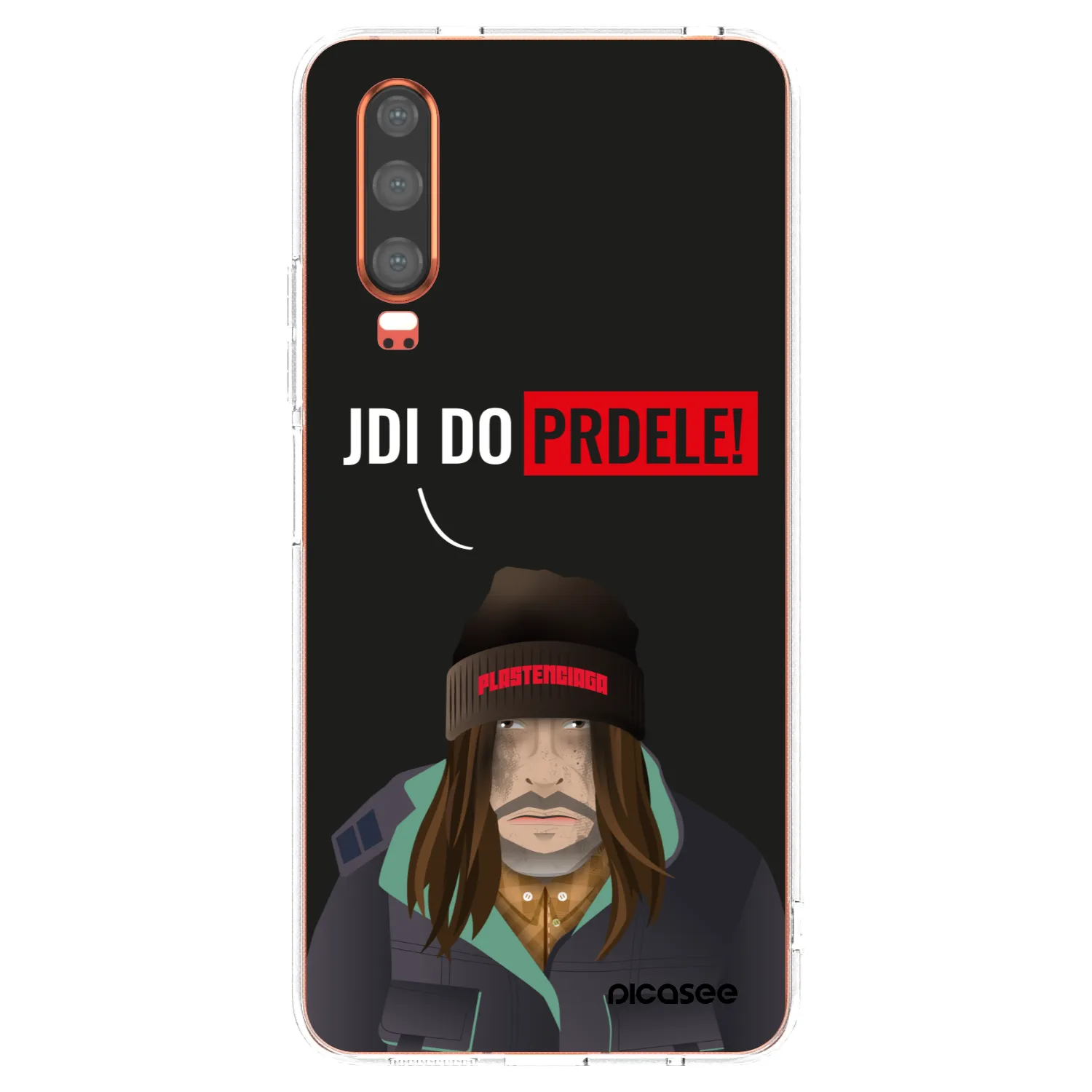 Picasee silikonska prozirna maskica za Huawei P30 - Bezďák
