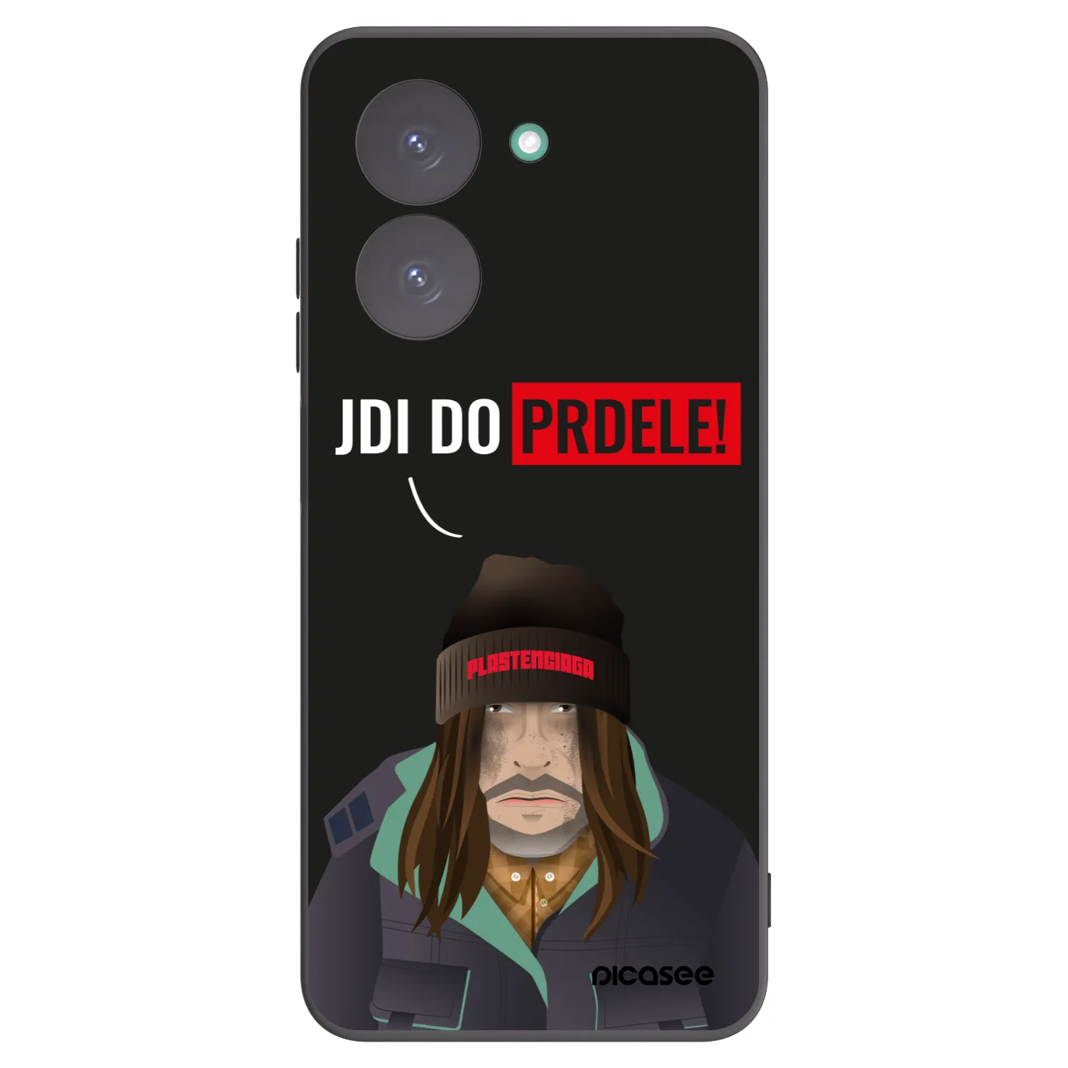 Picasee crna silikonska maskica za Xiaomi Redmi A5 - Bezďák
