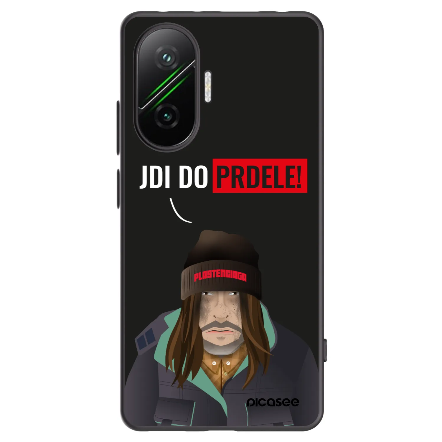 Picasee crna silikonska maskica za Xiaomi Poco F7 Pro 5G - Bezďák