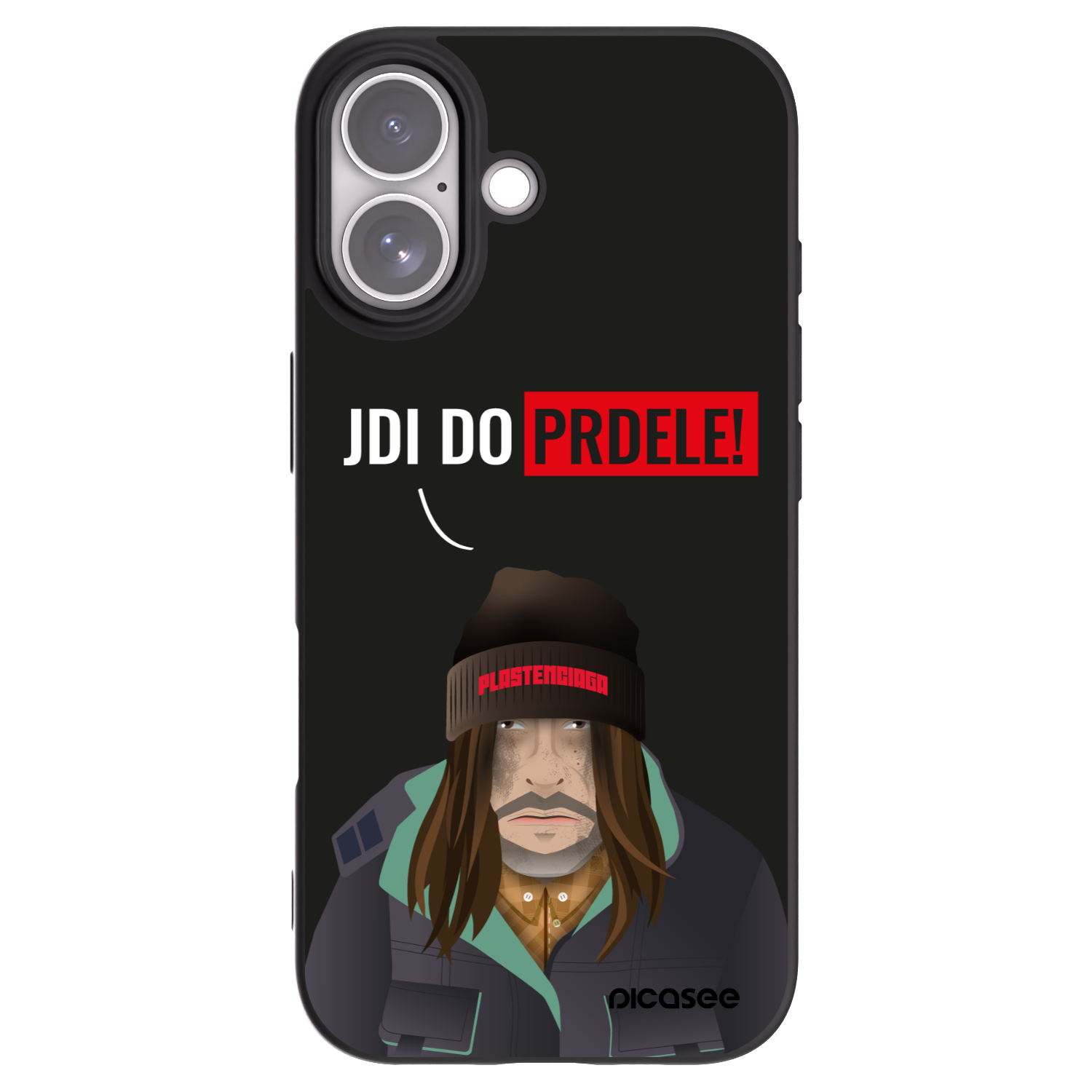 Picasee crna silikonska maskica za Apple iPhone 17 - Bezďák