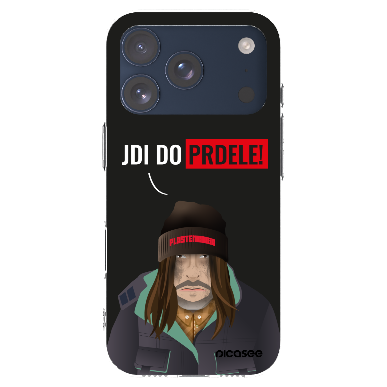 Picasee silikonska prozirna maskica za Apple iPhone 17 Pro - Bezďák