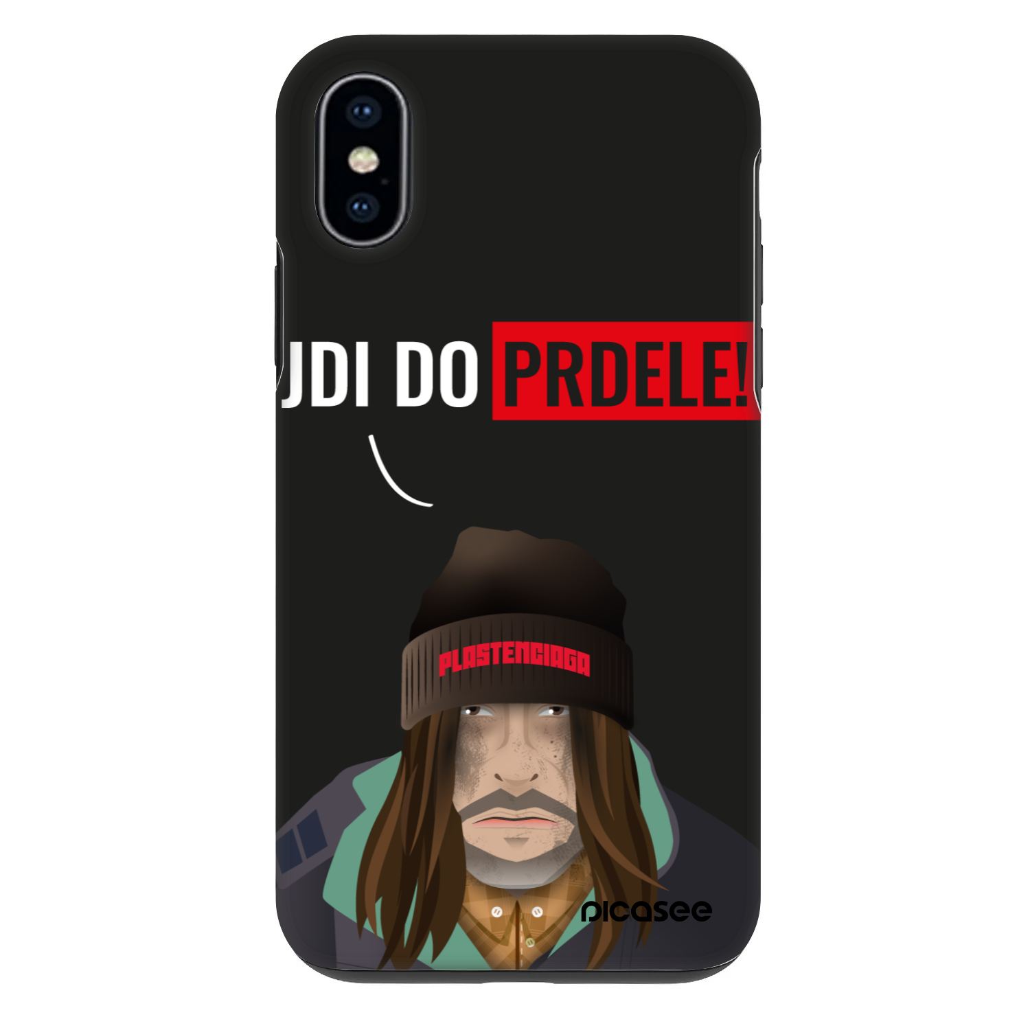 Picasee Fashion Case za Apple iPhone X/XS - Bezďák