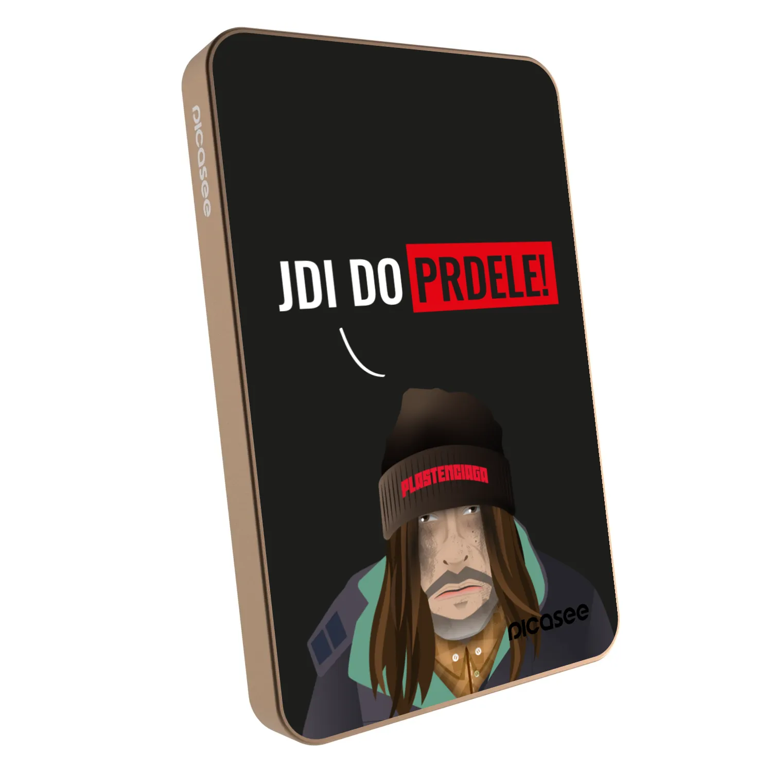 Picasee Prijenosni punjač s MagSafe 5 000 mAh Zlatni - Bezďák