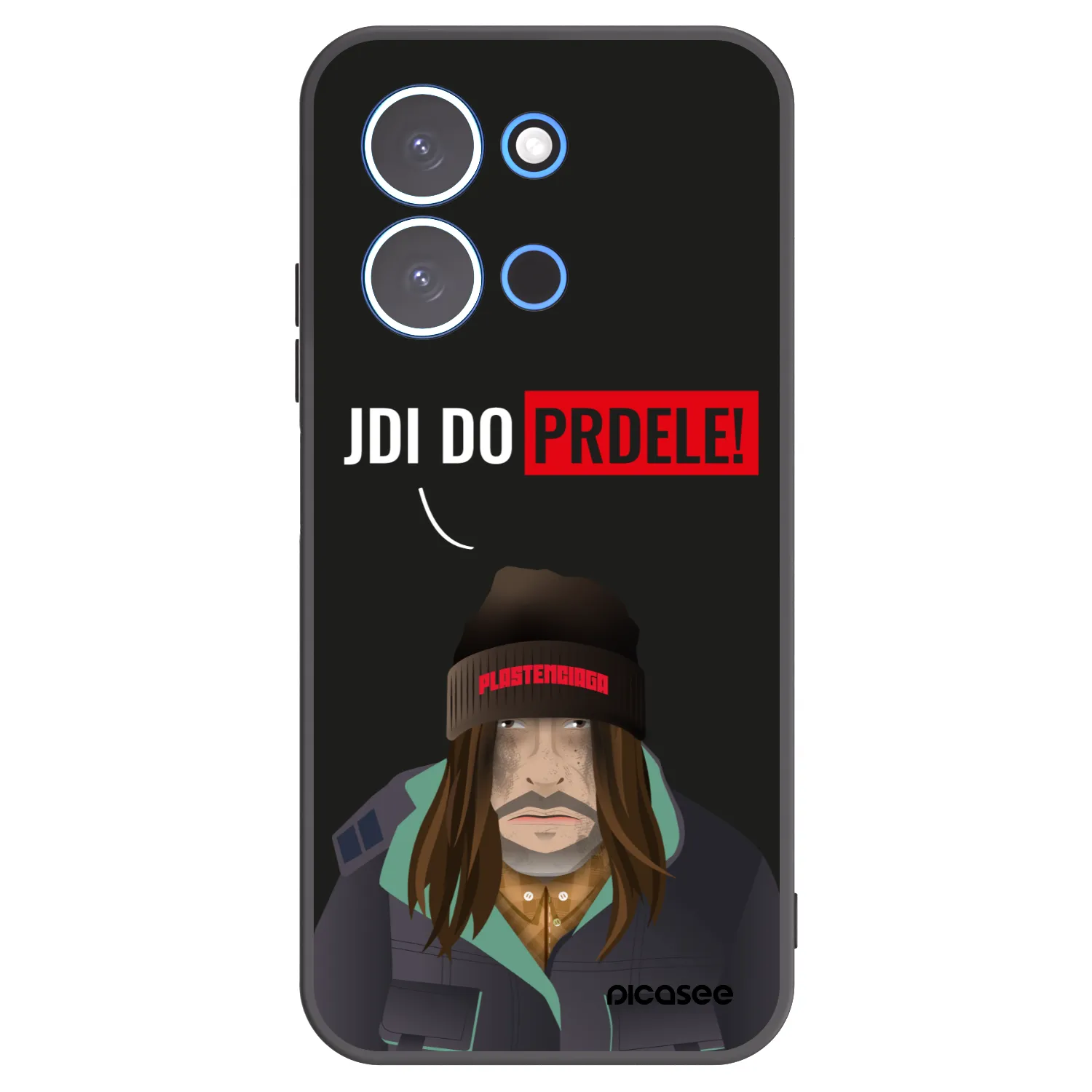 Picasee crna silikonska maskica za Xiaomi Redmi 15C 4G - Bezďák