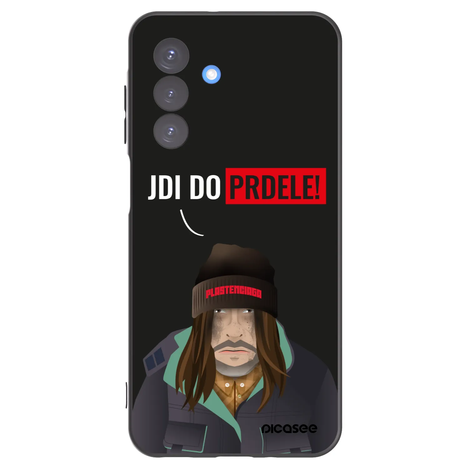 Picasee crna silikonska maskica za Samsung Galaxy A17 5G - Bezďák