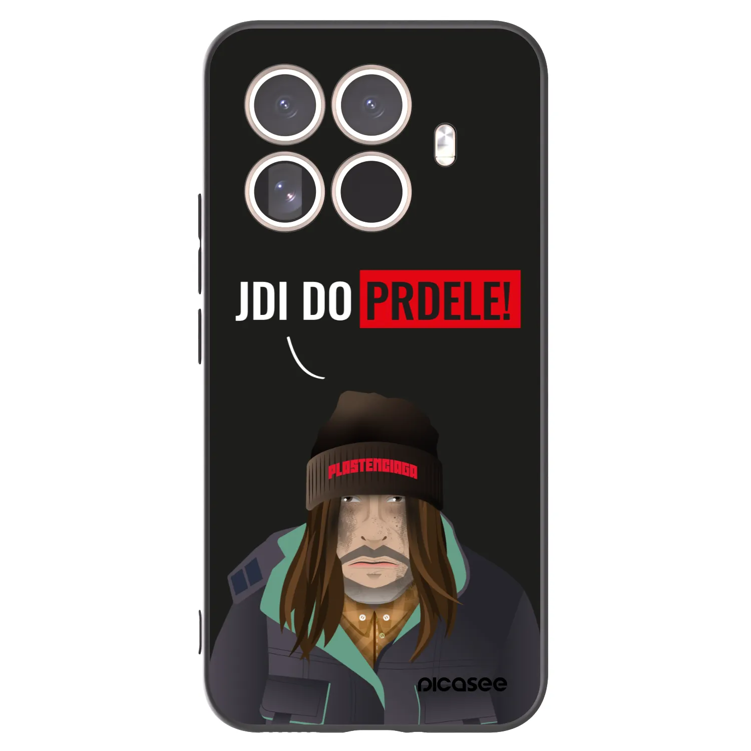Picasee crna silikonska maskica za Xiaomi 15T Pro - Bezďák