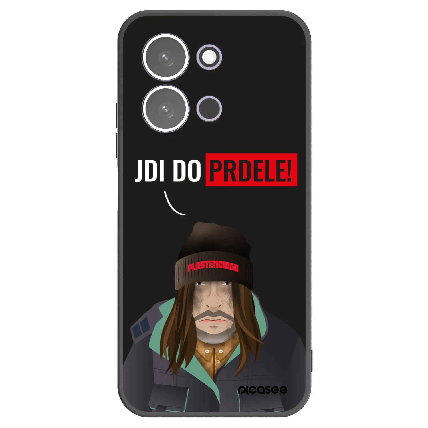 Picasee crna silikonska maskica za Xiaomi Redmi 15C 5G - Bezďák