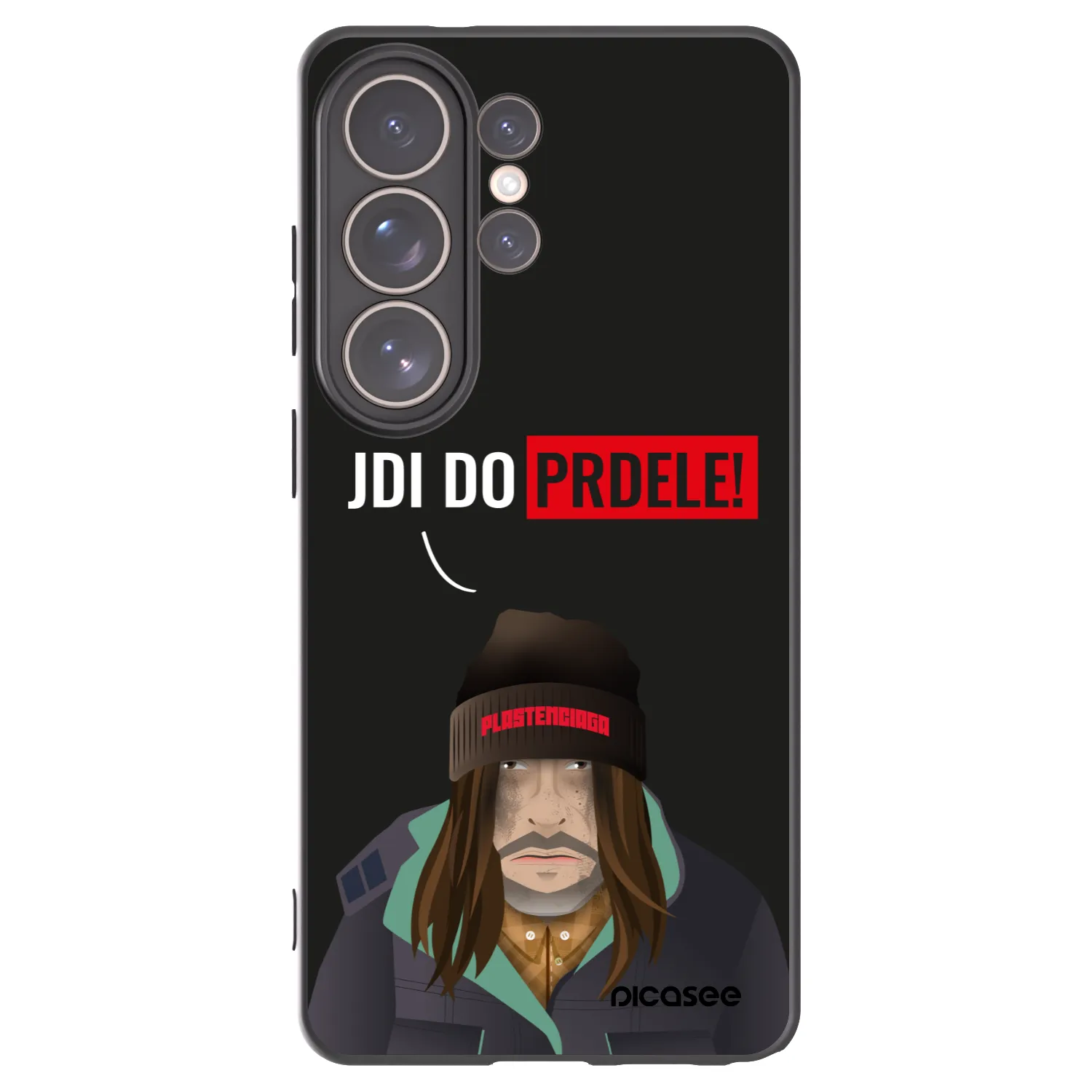 Picasee crna silikonska maskica za Samsung Galaxy S26 Ultra - Bezďák