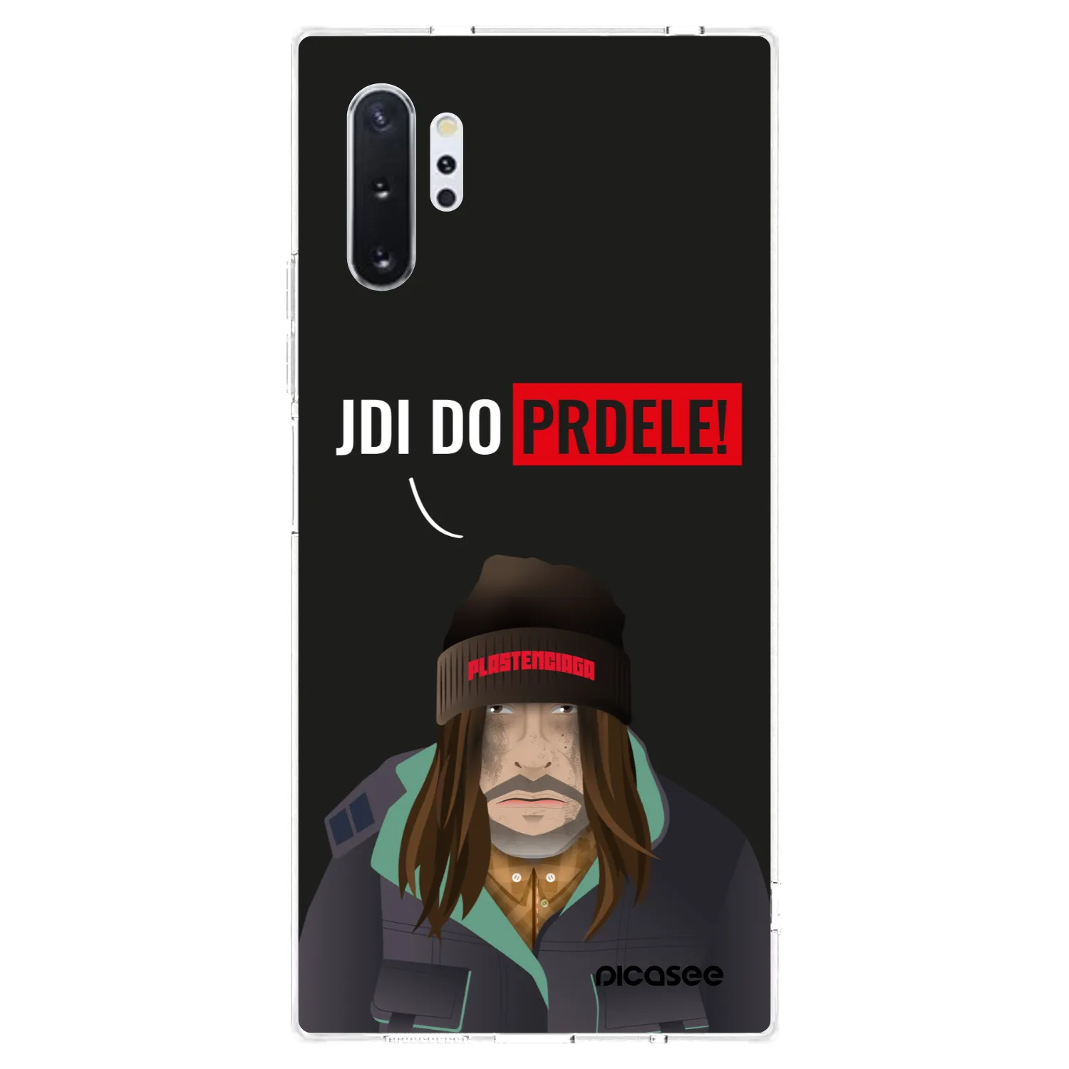 Picasee silikonska prozirna maskica za Samsung Galaxy Note 10+ N975F - Bezďák