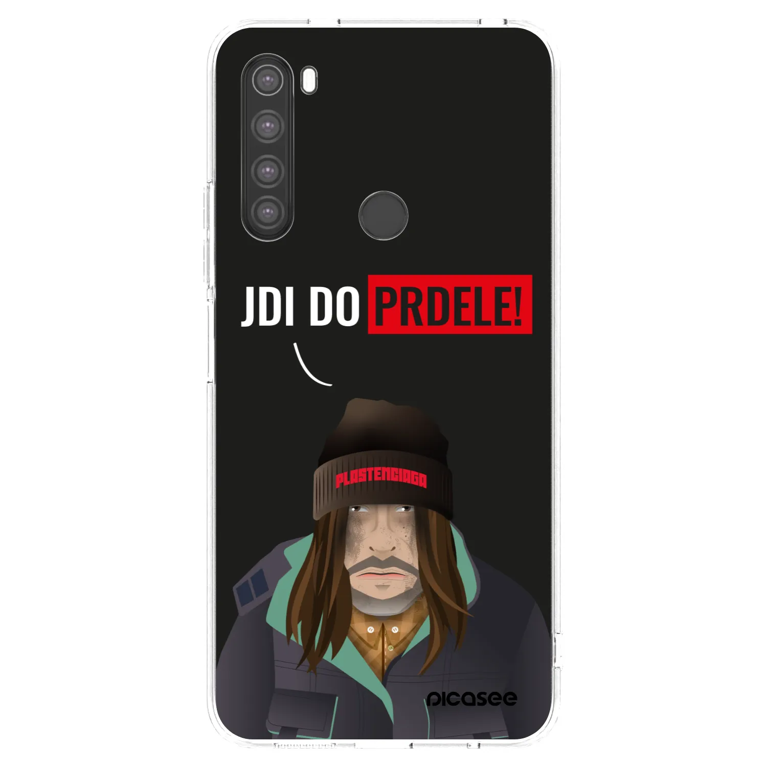 Picasee silikonska prozirna maskica za Xiaomi Redmi Note 8 - Bezďák