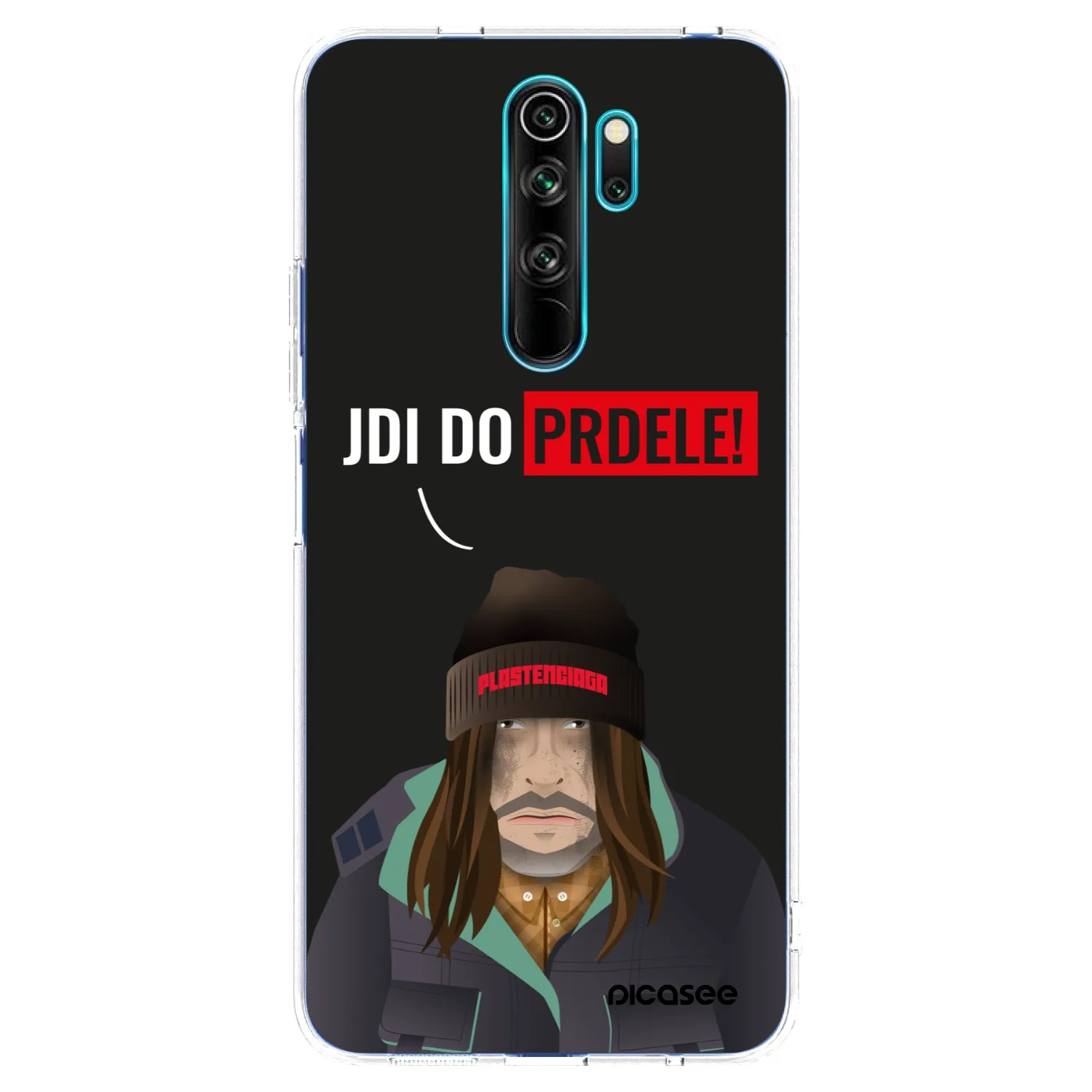 Picasee silikonska prozirna maskica za Xiaomi Redmi Note 8 Pro - Bezďák