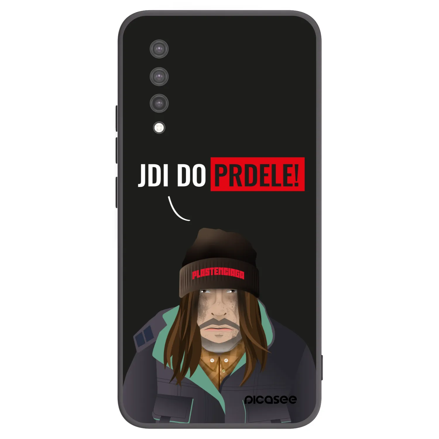 Picasee crna silikonska maskica za Xiaomi Mi 9 Lite - Bezďák