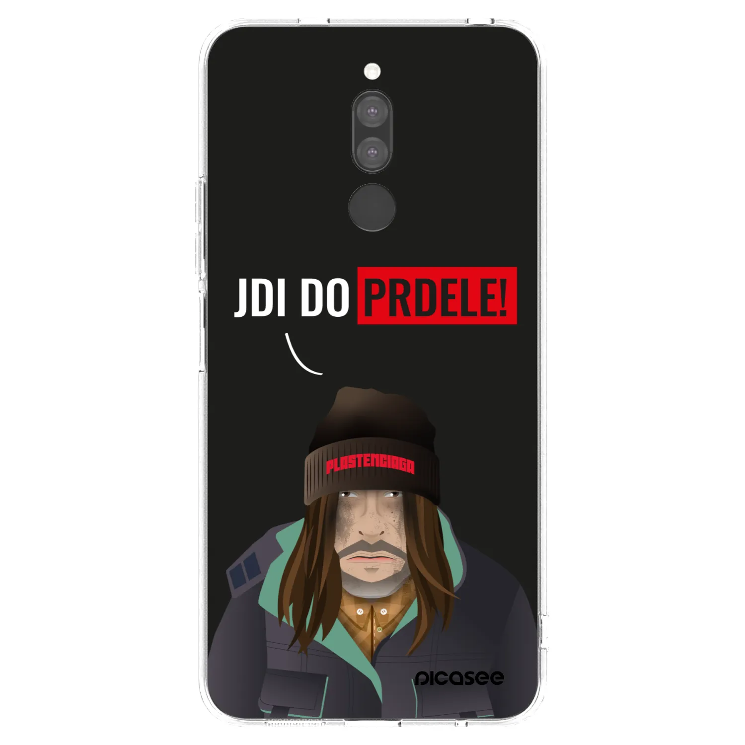 Picasee silikonska prozirna maskica za Xiaomi Redmi 8 - Bezďák