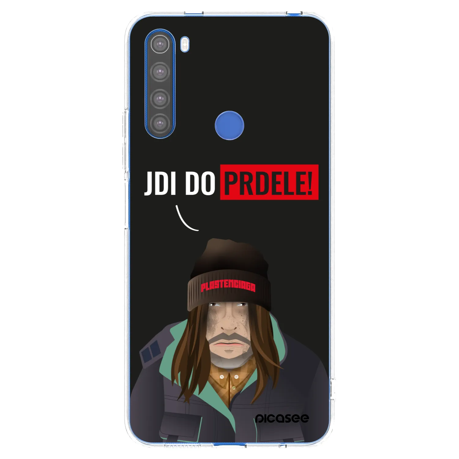 Picasee silikonska prozirna maskica za Xiaomi Redmi Note 8T - Bezďák