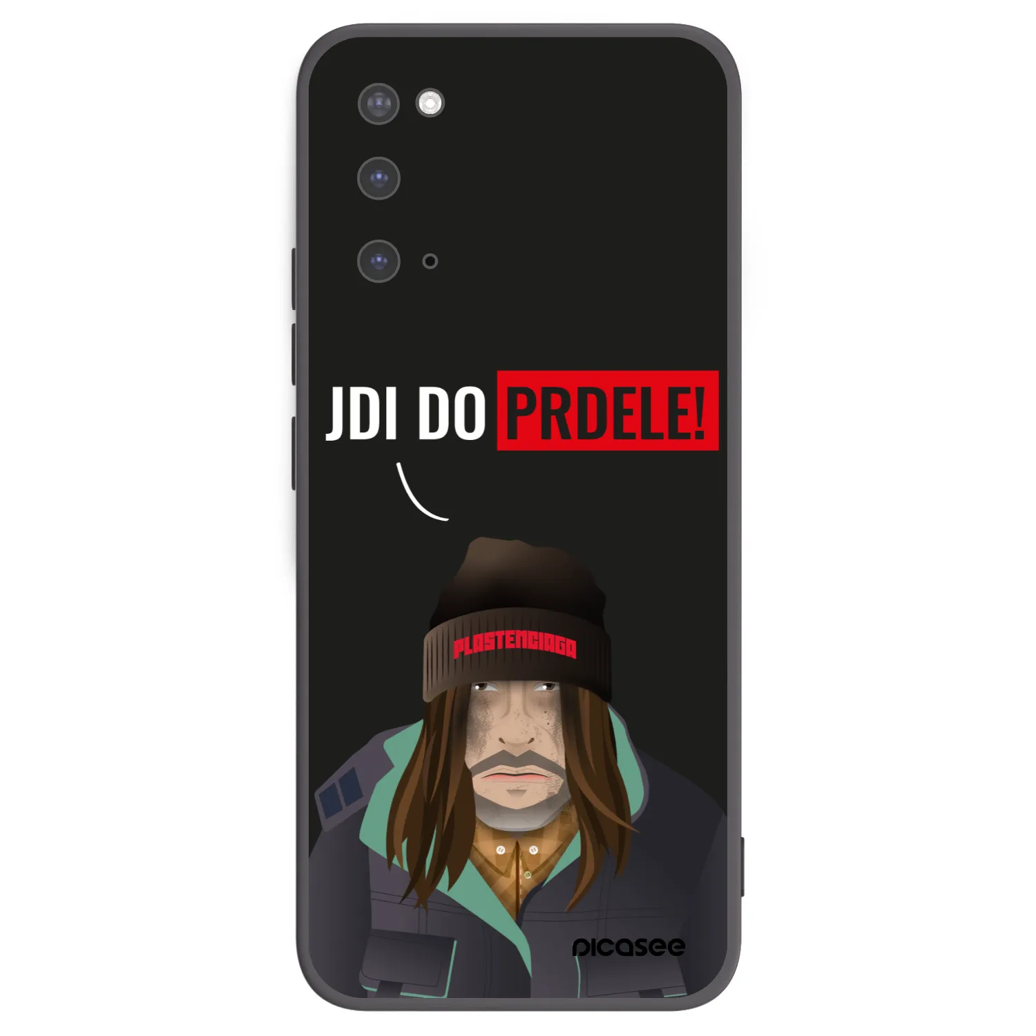 Picasee crna silikonska maskica za Samsung Galaxy S20 G980F - Bezďák