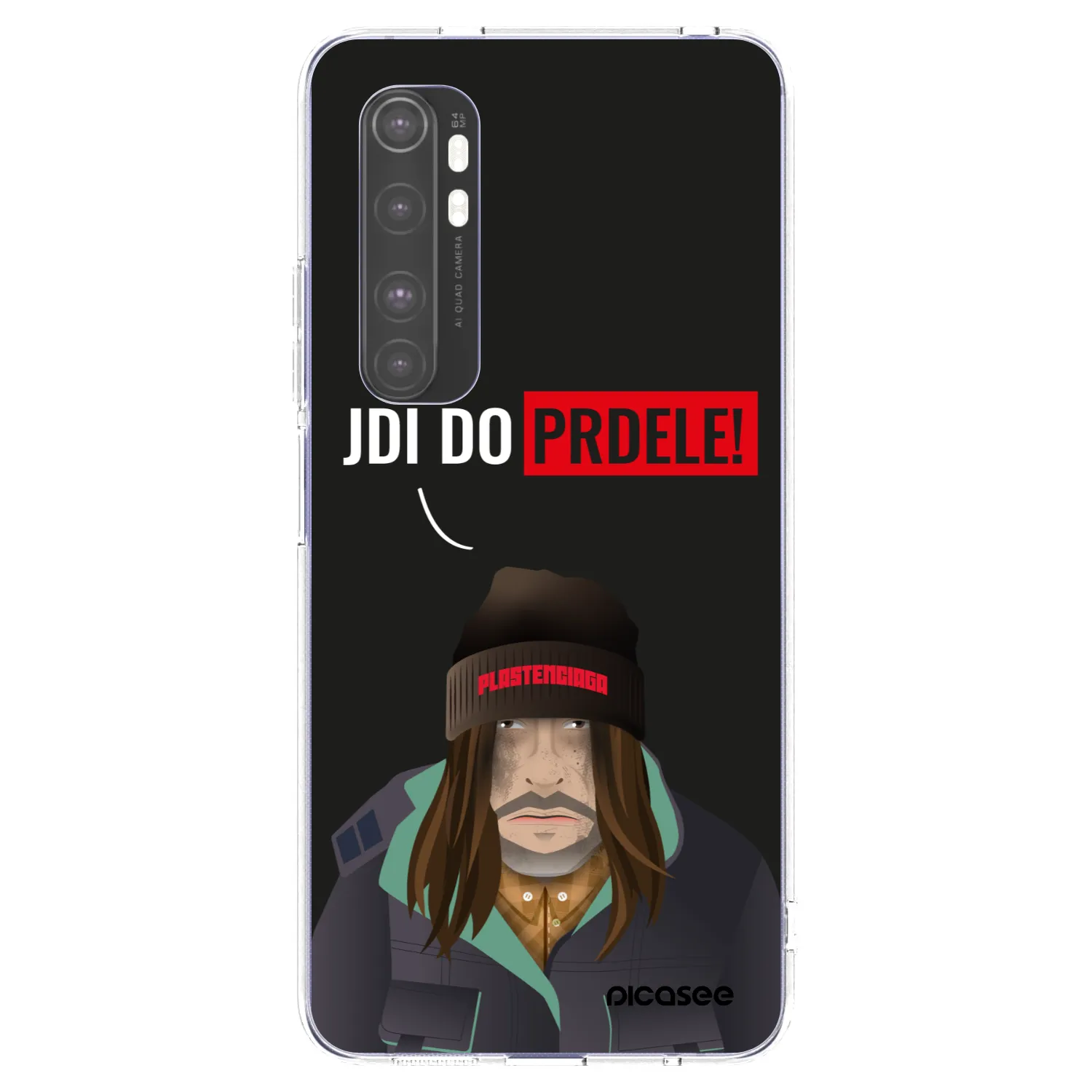 Picasee silikonska prozirna maskica za Xiaomi Mi Note 10 Lite - Bezďák