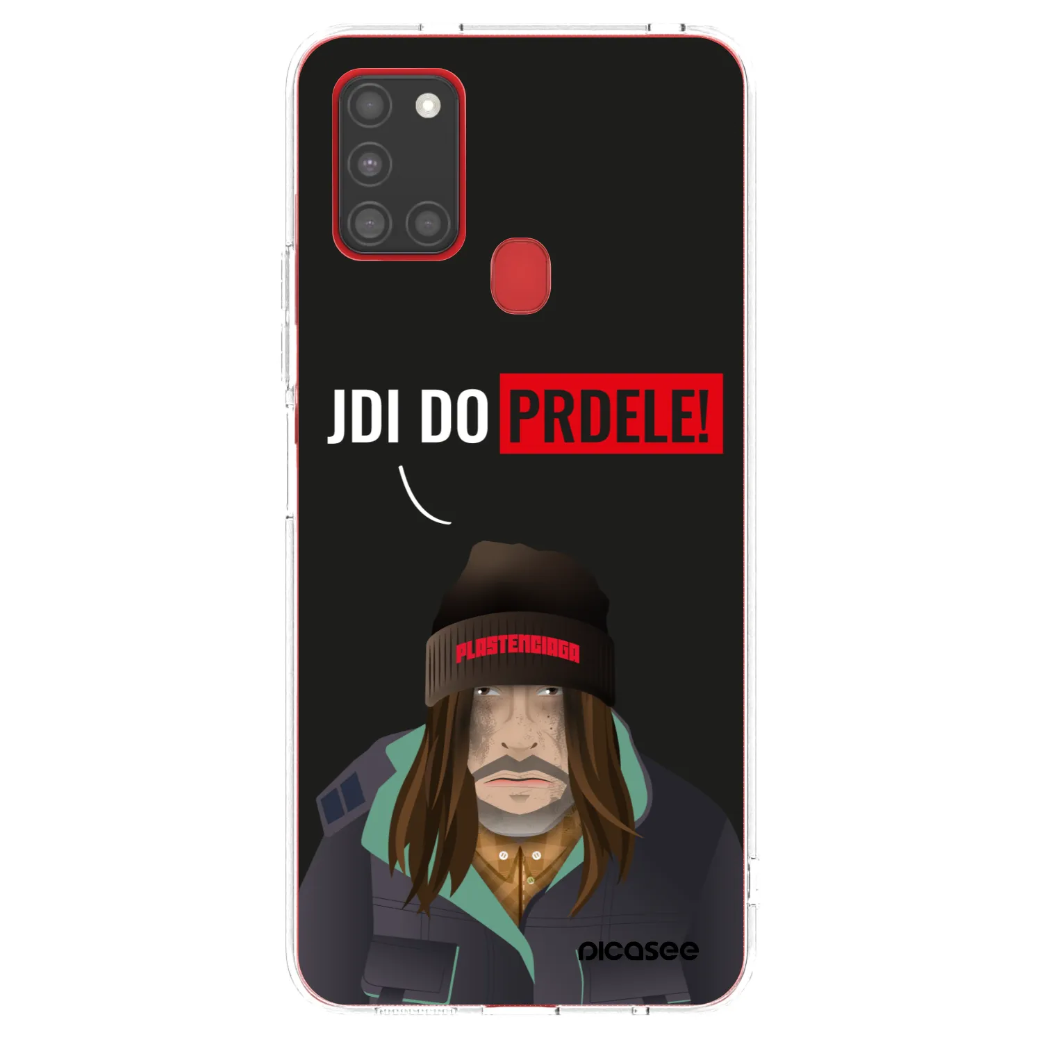 Picasee silikonska prozirna maskica za Samsung Galaxy A21s - Bezďák