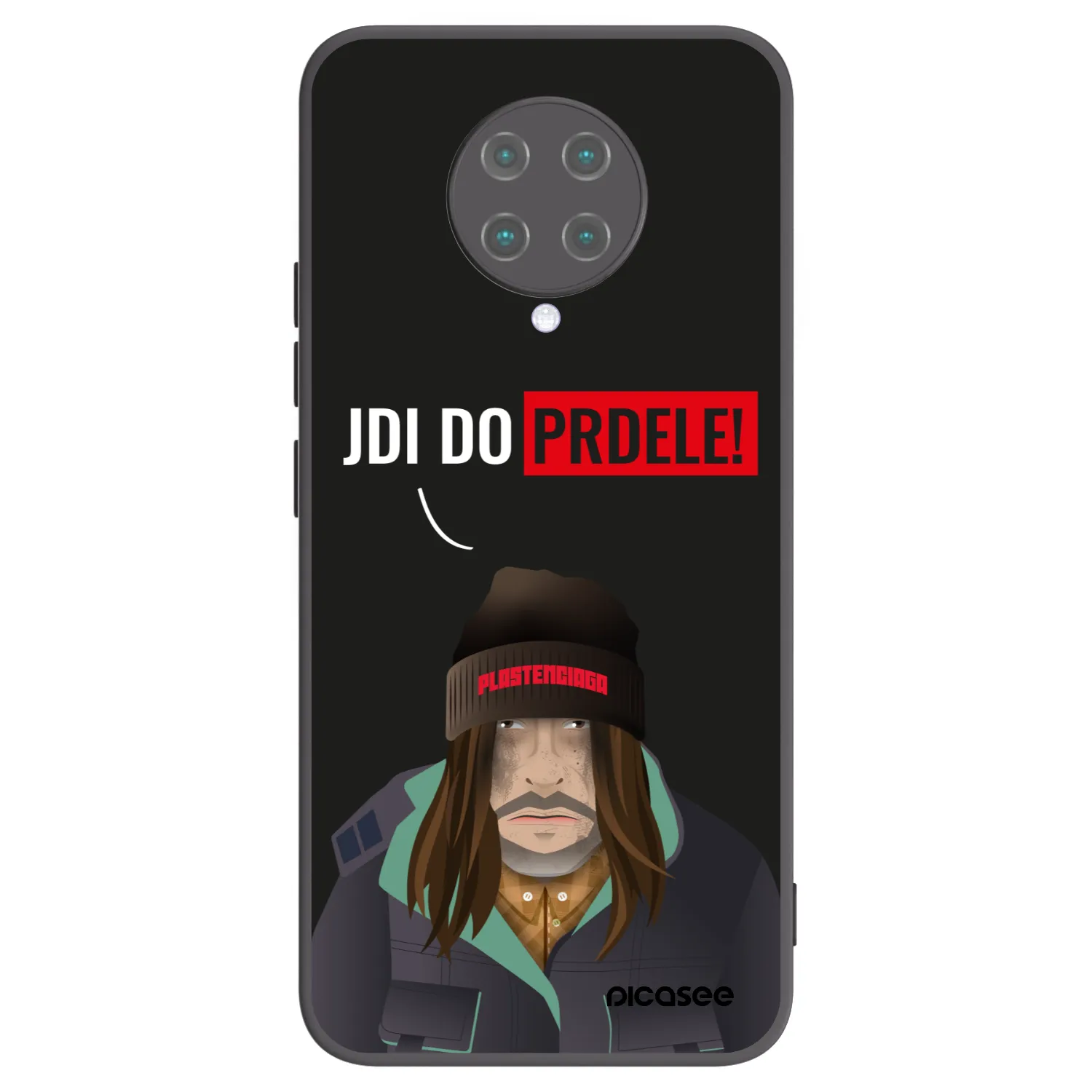Picasee crna silikonska maskica za Xiaomi Poco F2 Pro - Bezďák