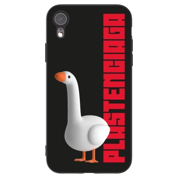 Picasee crna silikonska maskica za Apple iPhone XR - Kiky Ricky