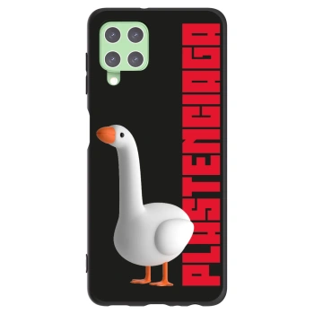 Picasee crna silikonska maskica za Samsung Galaxy A22 A225F 4G - Kiky Ricky