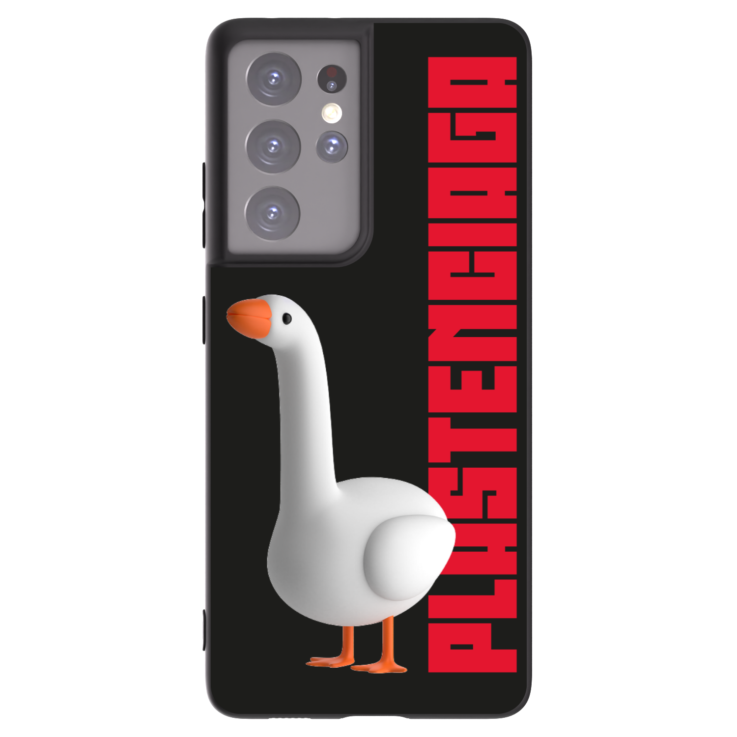 Picasee crna silikonska maskica za Samsung Galaxy S21 Ultra 5G G998B - Kiky Ricky