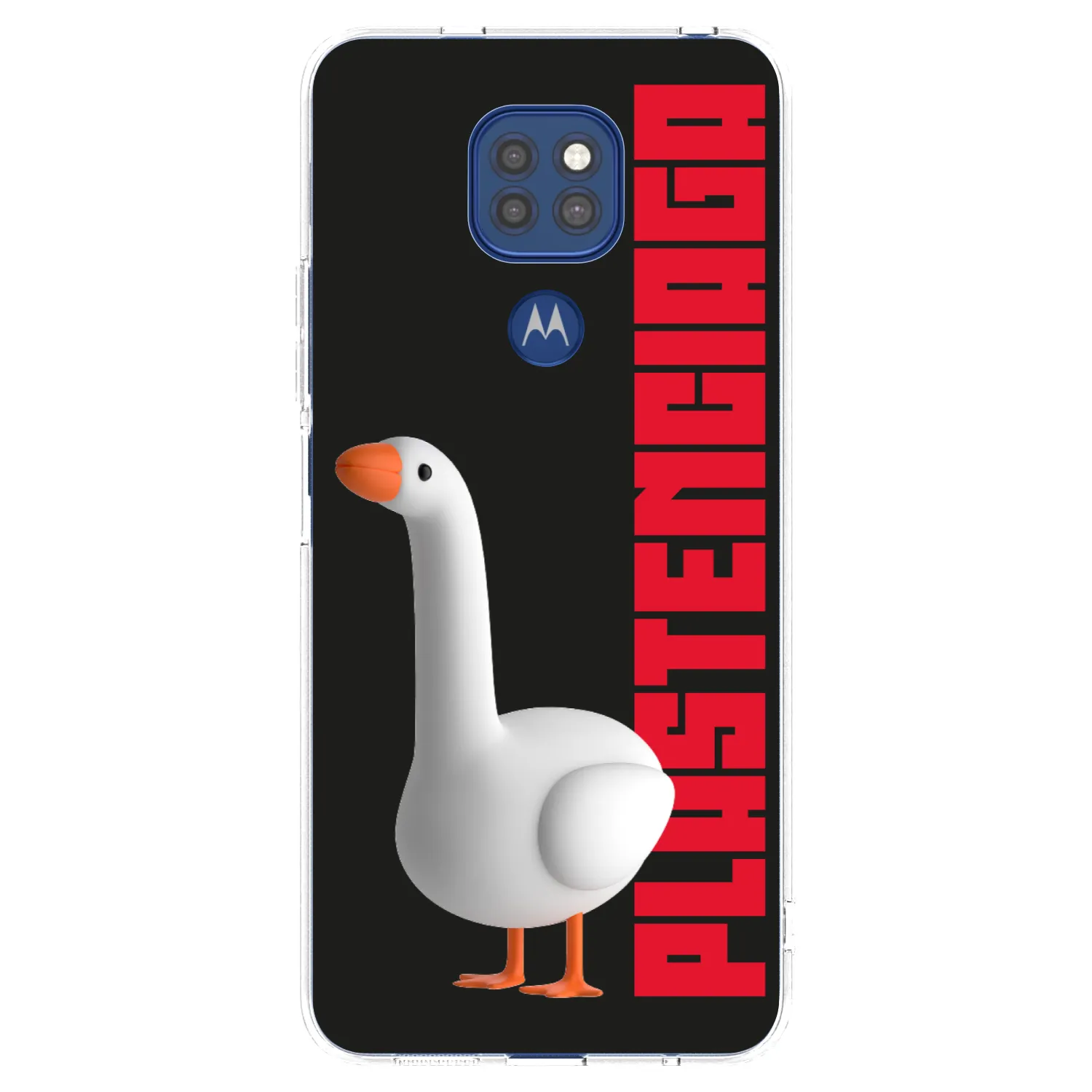 Picasee silikonska prozirna maskica za Motorola Moto G9 Play - Kiky Ricky