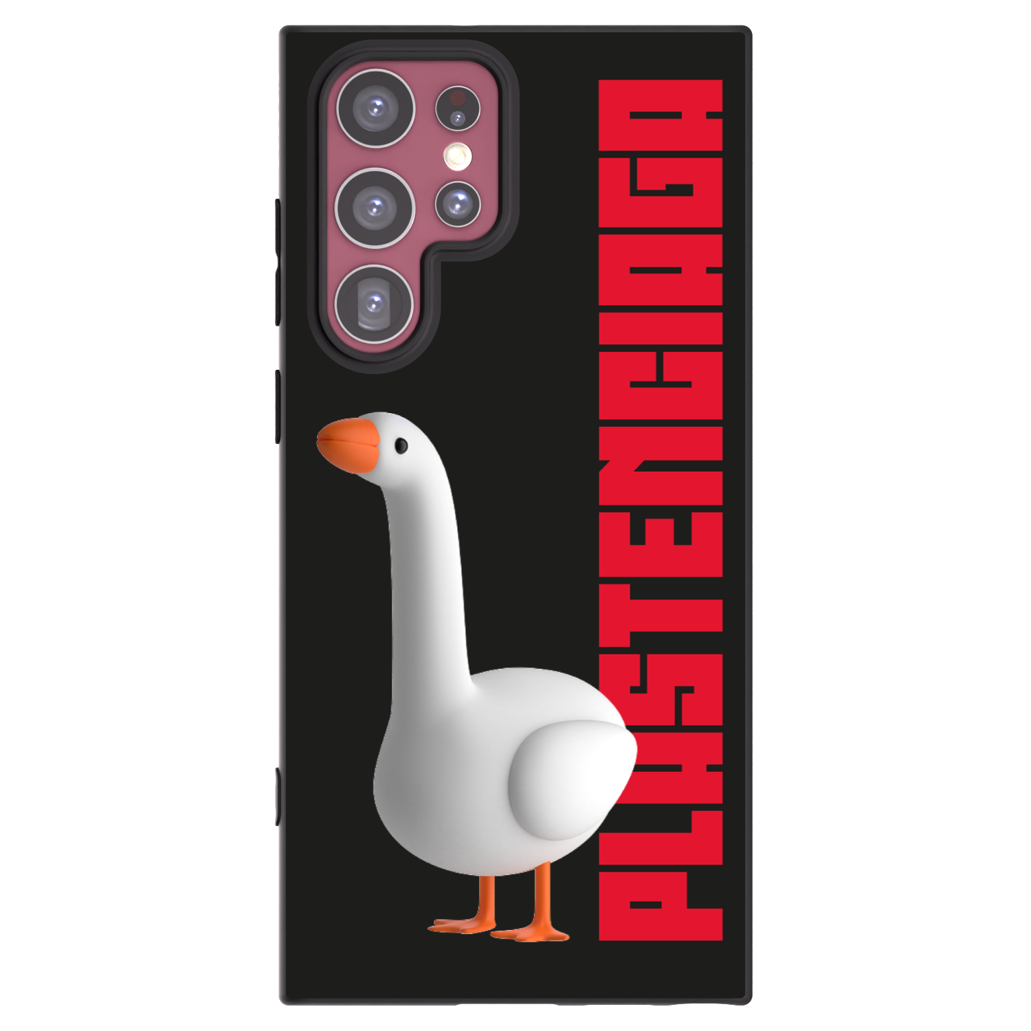 Picasee crna silikonska maskica za Samsung Galaxy S22 Ultra 5G - Kiky Ricky