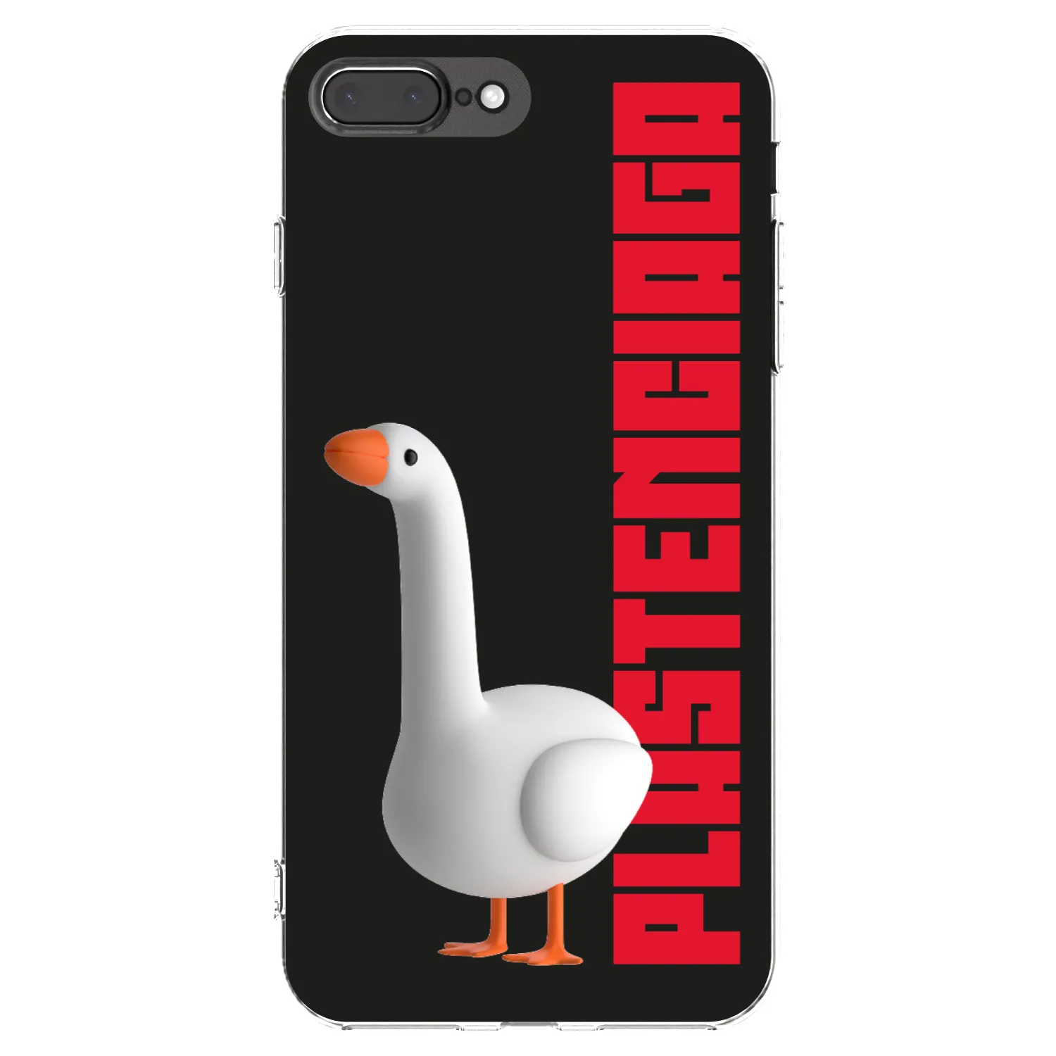 Picasee silikonska prozirna maskica za Apple iPhone 8 Plus - Kiky Ricky