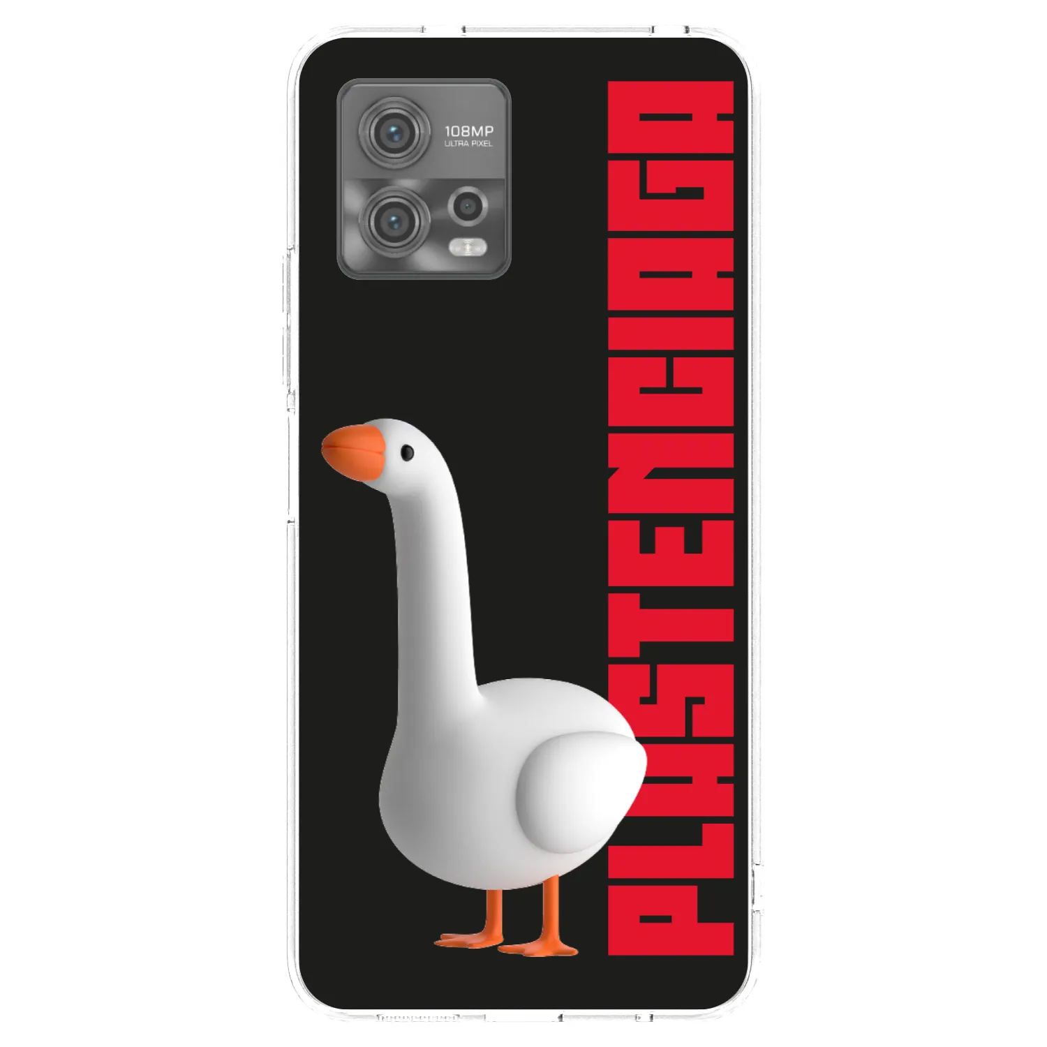 Picasee silikonska prozirna maskica za Motorola Moto G72 - Kiky Ricky