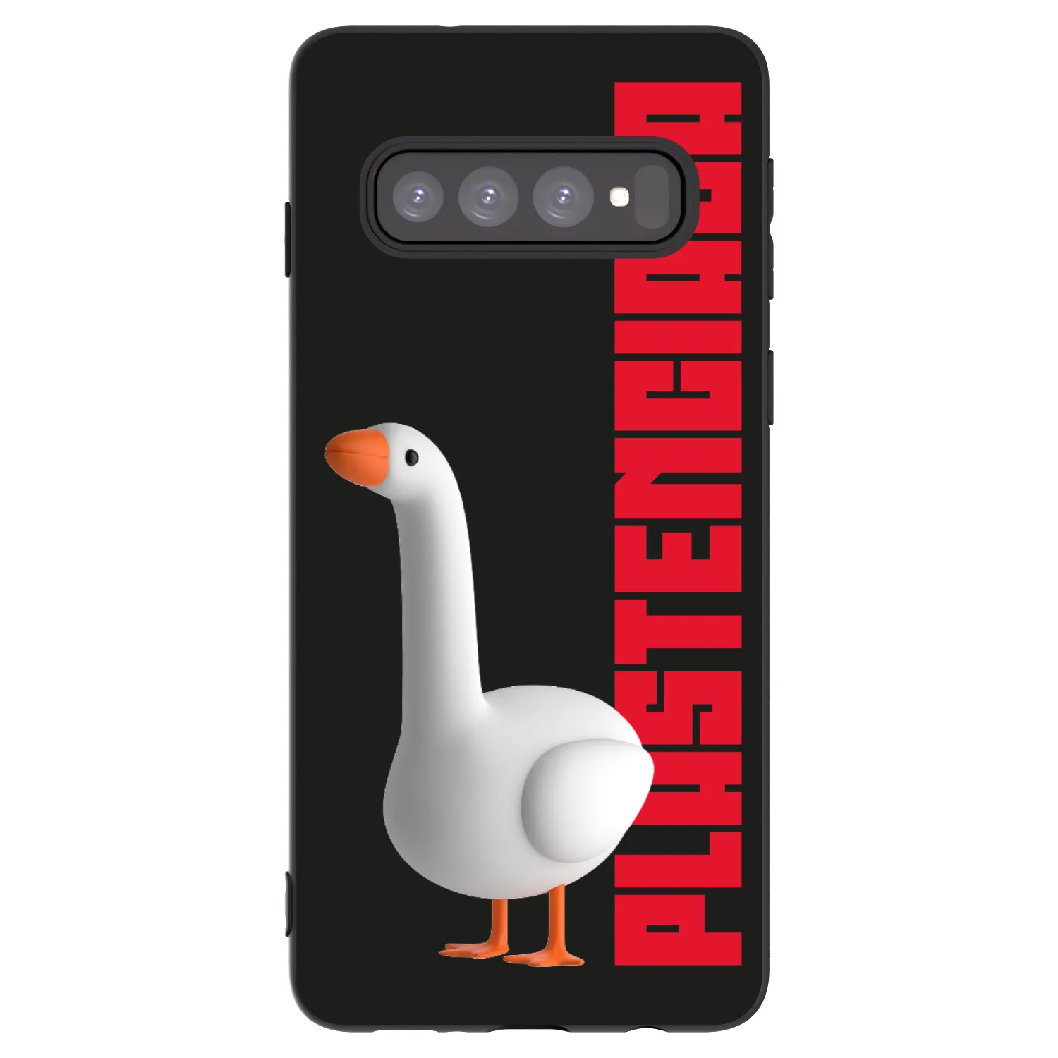 Picasee crna silikonska maskica za Samsung Galaxy S10 G973 - Kiky Ricky