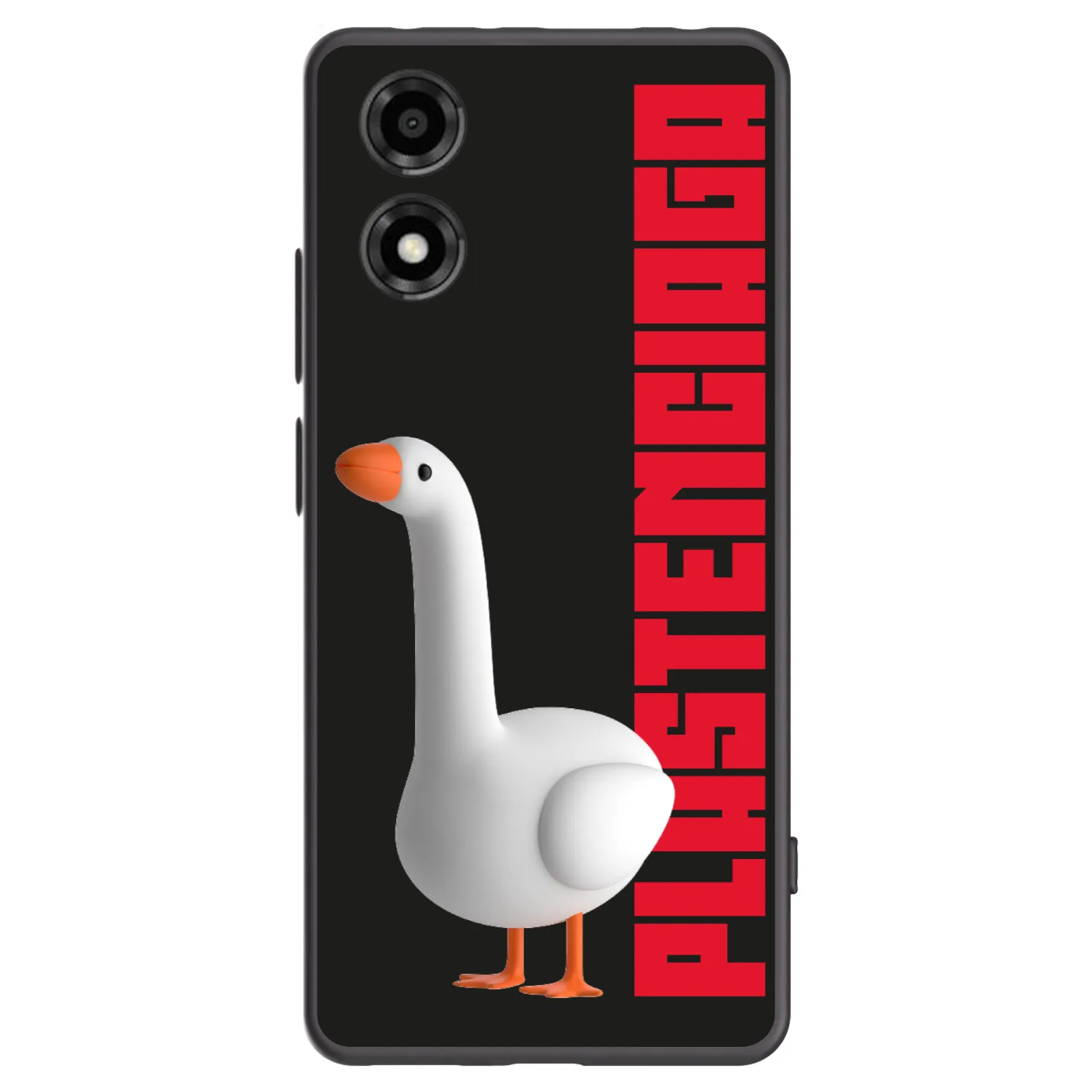 Picasee crna silikonska maskica za Motorola Moto E14 - Kiky Ricky