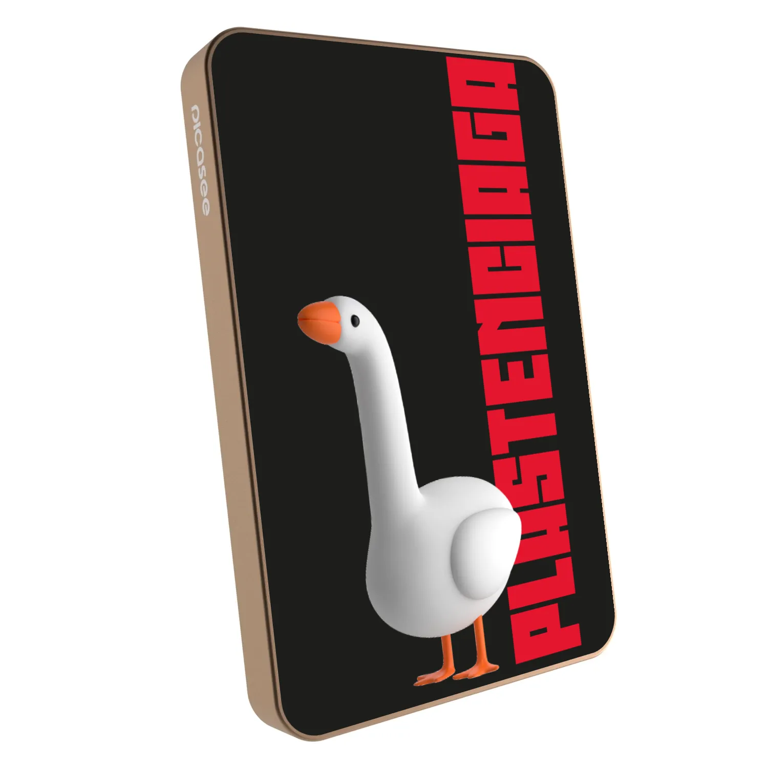 Picasee Prijenosni punjač s MagSafe 5 000 mAh Zlatni - Kiky Ricky