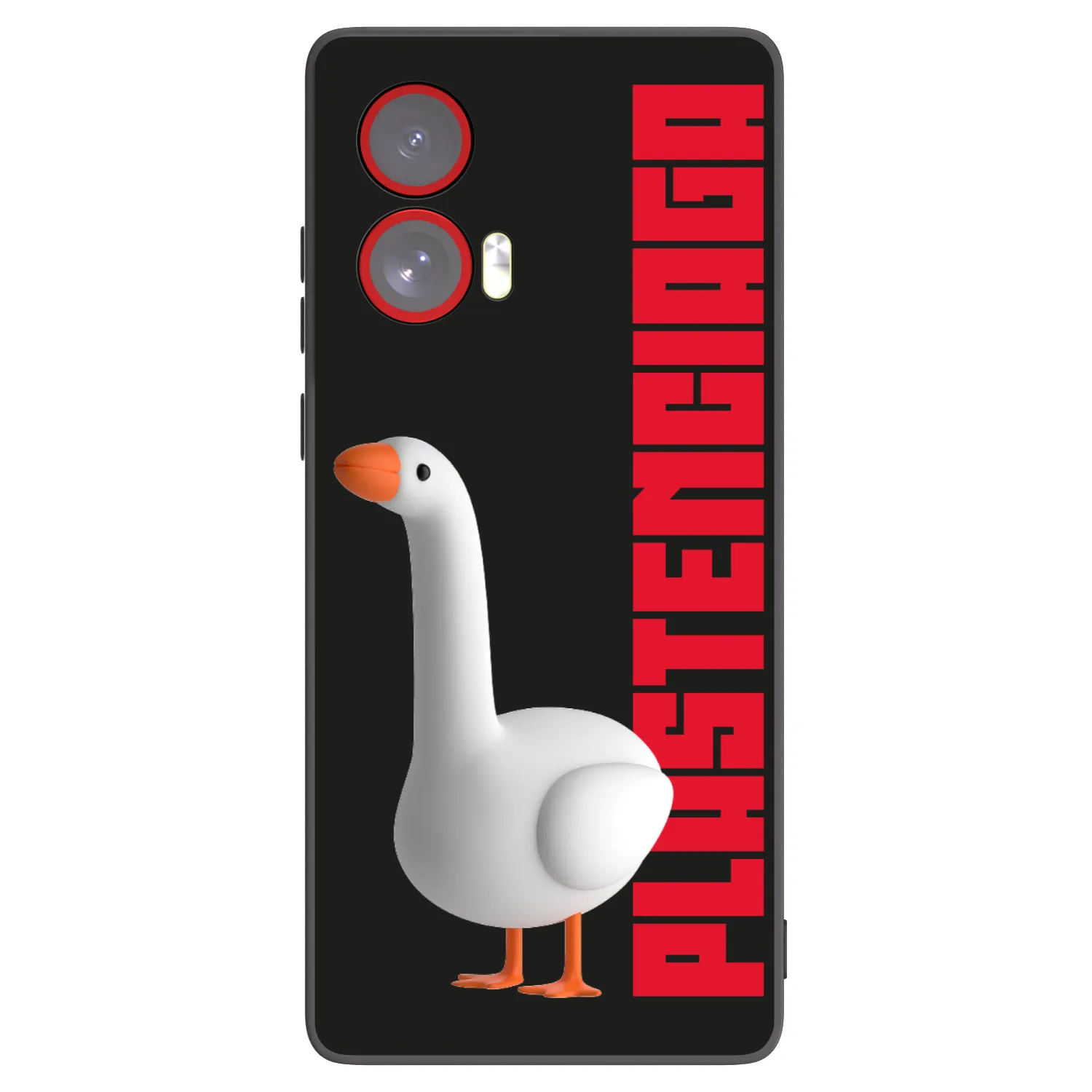 Picasee crna silikonska maskica za Motorola Edge 50 Fusion - Kiky Ricky