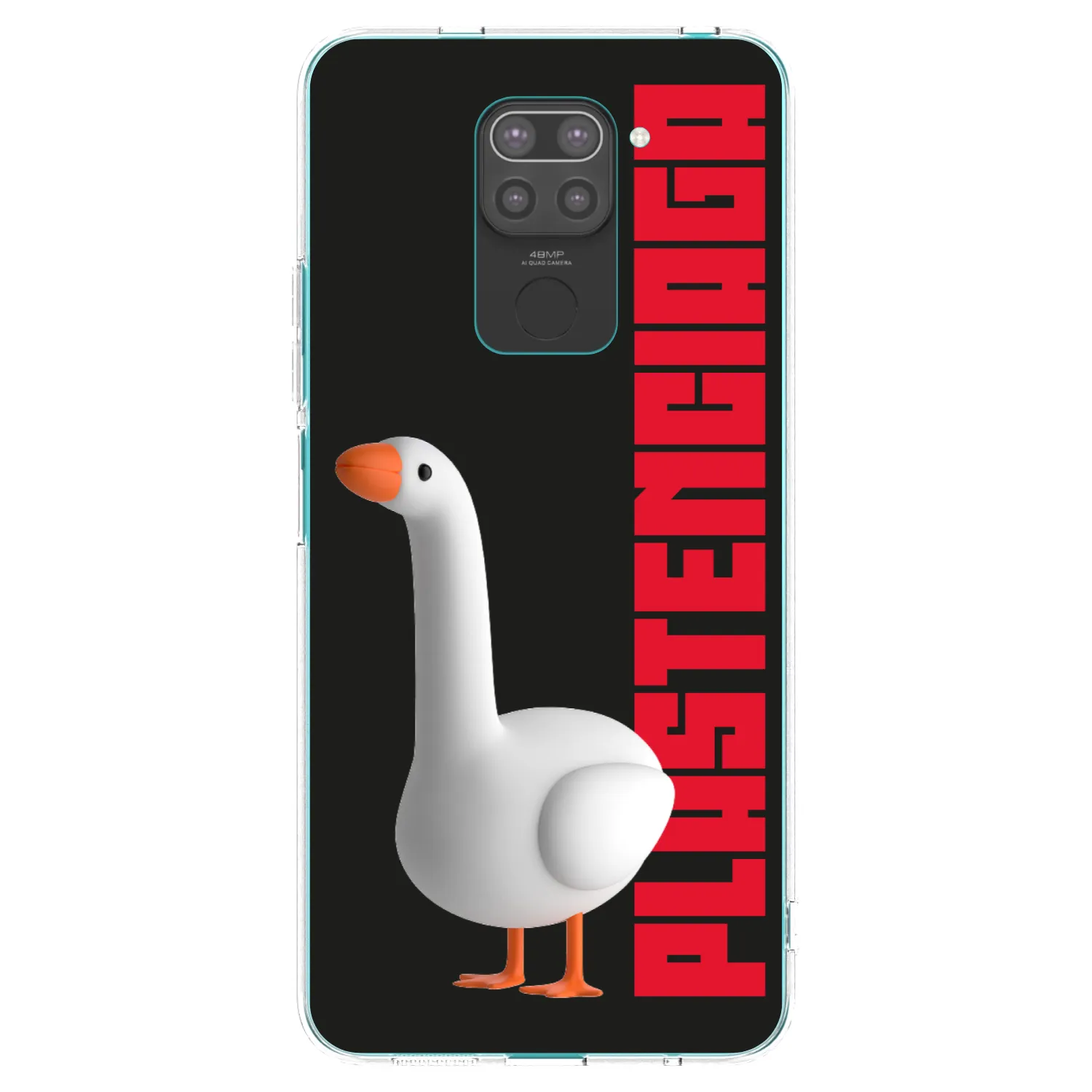 Picasee crna silikonska maskica za Xiaomi Redmi Note 9 - Kiky Ricky