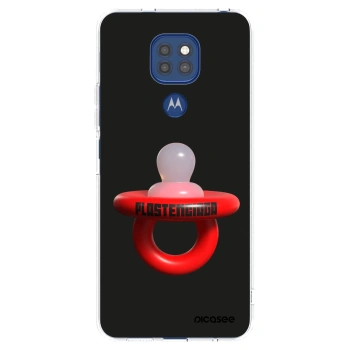 Picasee silikonska prozirna maskica za Motorola Moto G9 Play - Le Dudel