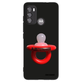 Picasee crna silikonska maskica za Motorola Moto G60 - Le Dudel