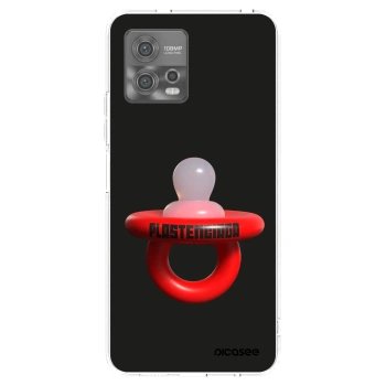 Picasee silikonska prozirna maskica za Motorola Moto G72 - Le Dudel