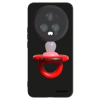 Picasee crna silikonska maskica za Honor Magic5 Pro - Le Dudel