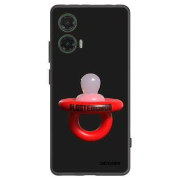 Picasee crna silikonska maskica za Motorola Moto G35 5G - Le Dudel
