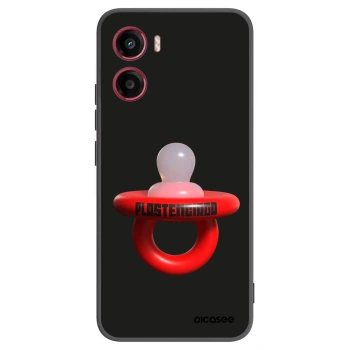 Picasee crna silikonska maskica za Motorola Moto G05 - Le Dudel