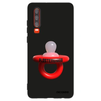 Picasee crna silikonska maskica za Huawei P30 - Le Dudel