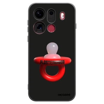 Picasee crna silikonska maskica za OPPO Find X9 Pro - Le Dudel