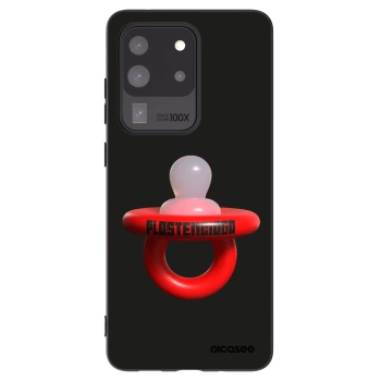 Picasee crna silikonska maskica za Samsung Galaxy S20 Ultra 5G G988F - Le Dudel