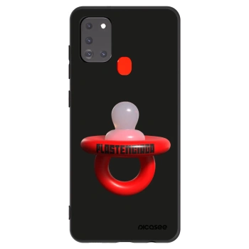 Picasee crna silikonska maskica za Samsung Galaxy A21s - Le Dudel