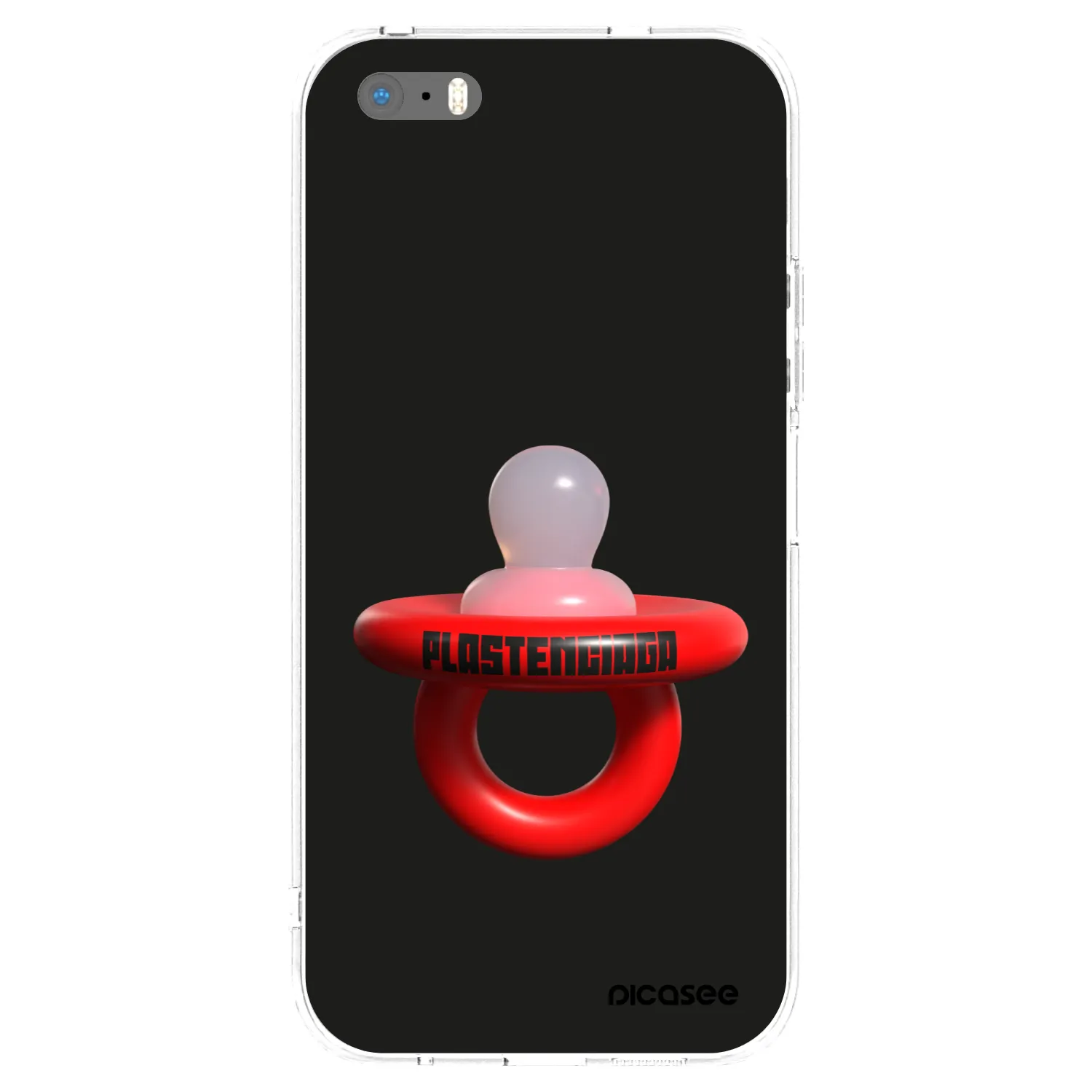 Picasee silikonska prozirna maskica za Apple iPhone 5/5S/SE - Le Dudel