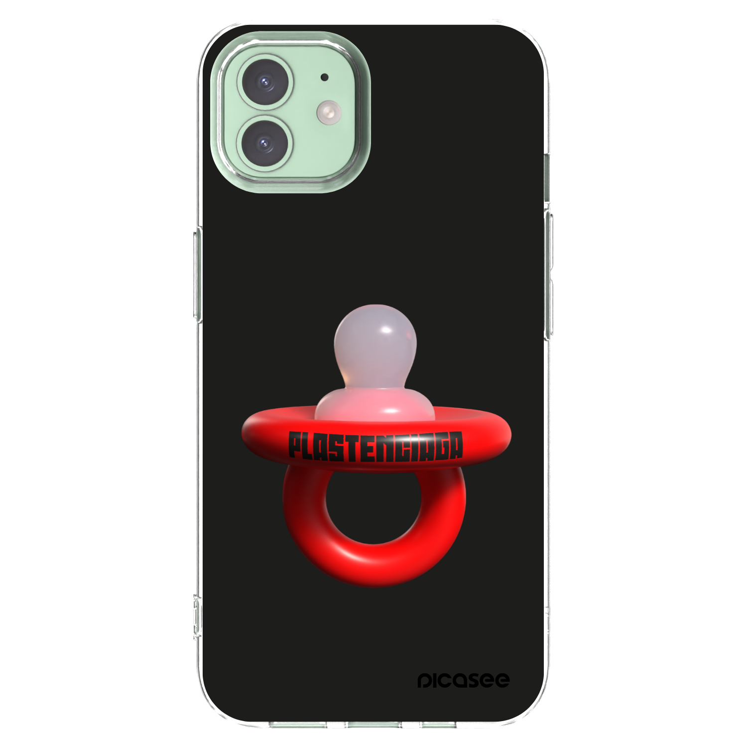 Picasee silikonska prozirna maskica za Apple iPhone 12 - Le Dudel